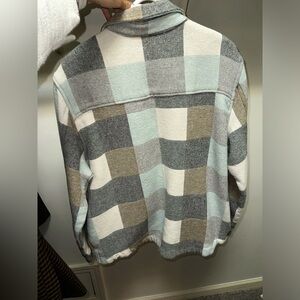 Zara men’s plaid wool flannel